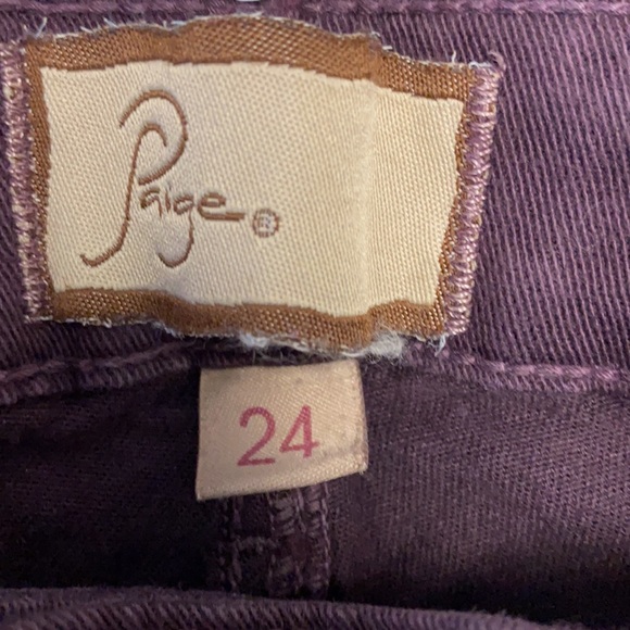 PAIGE Peg Skinny Jeans Size 24 - Picture 8 of 10